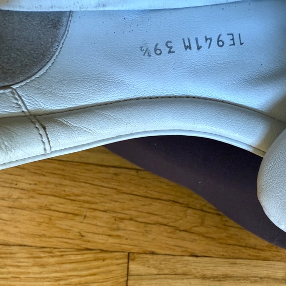 Prada White and Gold Women's Sneakers - Picture 9 of 9